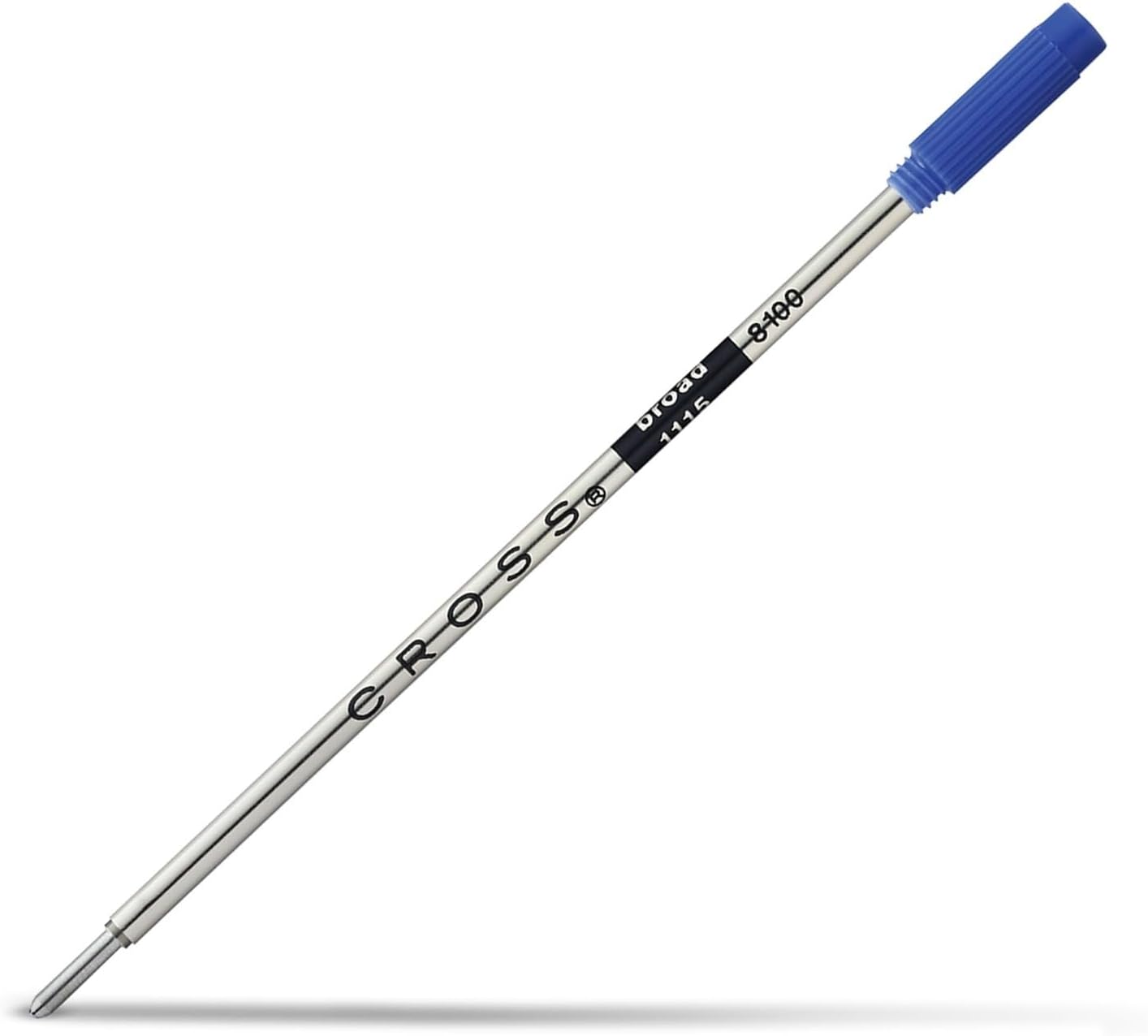 Ball Pen Refill Standard Broad Blue 8100 – Original Universal Ballpoint Refill in Blue with Broad Nib