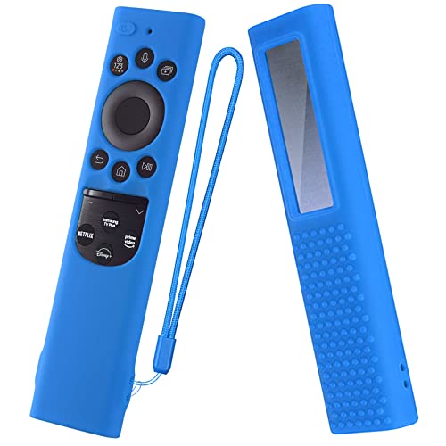 AKSHFETH Silicone Case for Samsung BN59-01385 BN59-01386 TM2280E BN59-01391 Silicone Cover for Samsung Smart TV Solar Cell Remote Control 2022 Silicone Remote Control Sleeve(Sky blue)