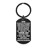 BLThing Birthday Gifts for Dad - Keychain for Dad Father's Day Gifts