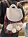 Hugfar Women's Christmas Backpack - Holiday Themed Fashion Bag White