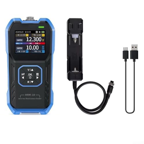Dispositivo de medición de resistencia interna HRM10 con apagado automático, retención de datos y opciones de clasificación completas (B)
