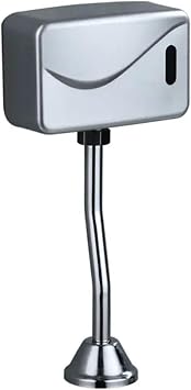 Manual Water Closet Flushometer 1pcs Bathroom Toilet Automatic Electric Urinal Flush Valve Sensor Exposed Wall Mount