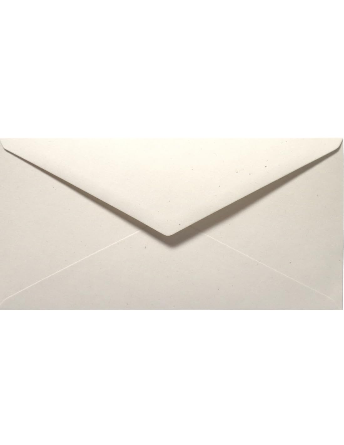 Netuno 500 enveloppes longues crème DL 110 x 220 mm 130g Flora Giglio rabat pointu enveloppes élégantes papier recyclé pour lettres invitations cartes de vœux mariage anniversaire documents factures