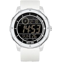 findtime Digital Watch Men Waterproof Sports Stopwatch Alarm Tactical Watch Countdown Mens Wristwatch Silicone Strap Thin Case