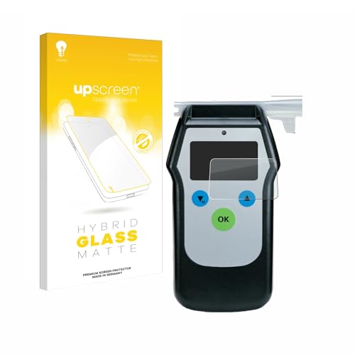 upscreen Matte Screen Protector Glass Film compatible with Drger Alcotest 6510 - Anti-Glare, Anti-Fingerprint, 9H Glass Protection