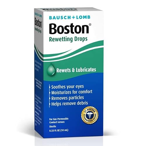 Bausch and Lomb Boston Rewetting Drops for Hard Rigid Gas Permeable Contact Lenses, Travel Size 0.33 oz (10ml) - Pack of 6 - Thumbnail 6