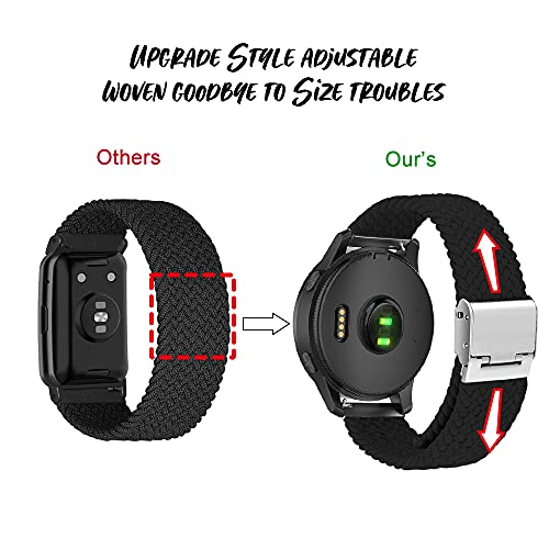 Niboow 22mm Strap for Garmin Venu 3/Venu 2/Vivoactive 4/Forerunner 265/Forerunner 255/Forerunner 255 Music - Image 4