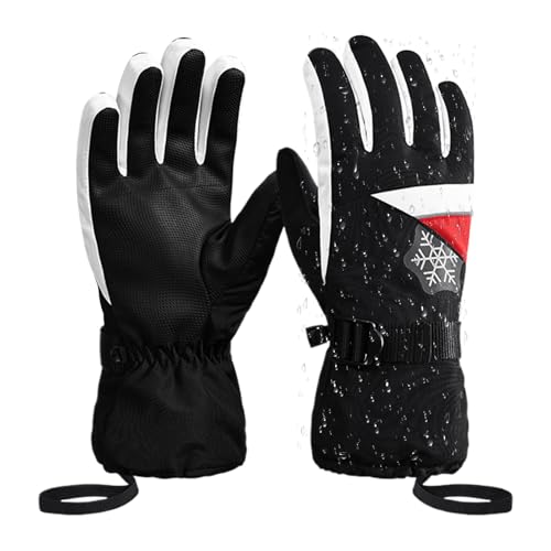 Gants de ski imperméables et chauffe-mains thermiques d'hiver pour vélo et rando