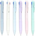 COLNK Multicolor Ballpoint Pen,4-Color Retractable Ballpoint Pens for Office School