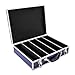 sjcdicnj 100 Graded Coin Storage Box,Coin Slab Storage Box Coin Trays for PCGS, NGC & More, Coin Holder Display Case, Coin Collection Supplies (Blue)