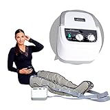 FÁCIL DE USAR: 1. Conecta la manguera de aire a la bomba. 2. Póngase las perneras de presoterapia en las piernas. 3. Seleccione la presión deseada de uso y el tiempo. 4.Cuando termine su uso, guarde en un sitio seguro el equipo, poniendo especial cuidado en evitar desperfectos en las mangueras de aire. 5. No usar en caso de dermatitis inflamatoria, afecciones pulmonares, afecciones cardiacas o tendencia a trombos.