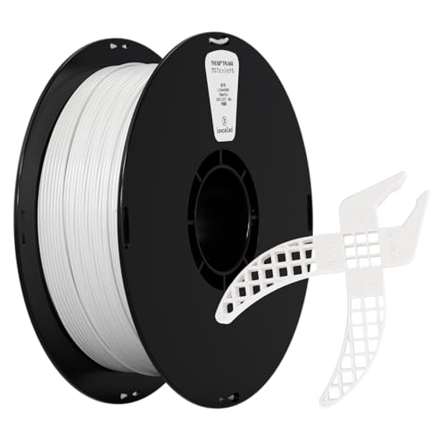 kexcelled 3Dプリンター TPUフィラメント 64D 1.75mm径 正味量1KG(2.2LB) 寸法精度+/-0.05mm 柔軟性も耐久性も優れる新型素材,イボリー
