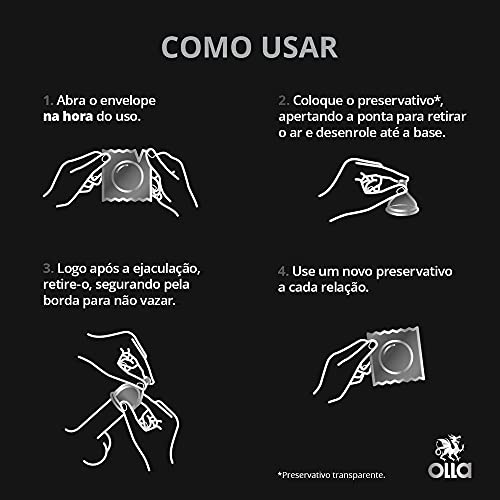 Olla Preservativo Camisinha Large - 6 Unidades 6Un Pacote De 6