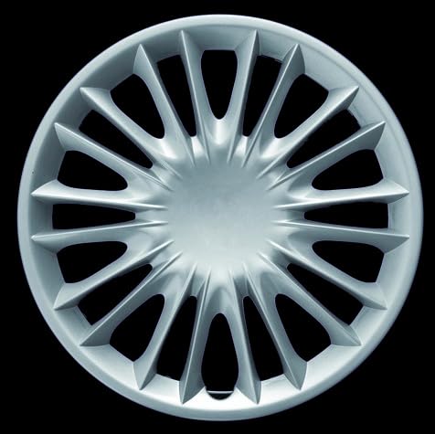 Set di decalcomanie per mozzi nere con logo Lancia Delta Integrale (set 4 pezzi) -REPRODUZIONE