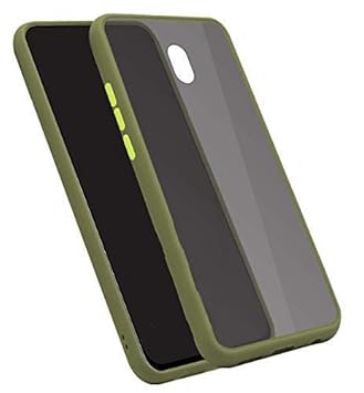 FlyCase Case Cover Soft Silicon with Camera Protection Case for Redmi 8A (Green)