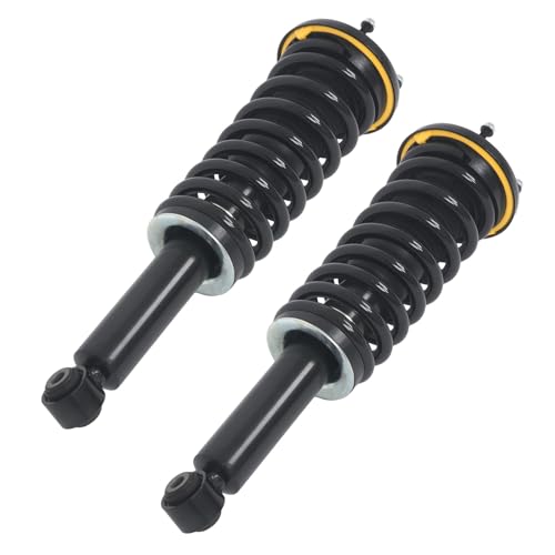 labwork Pair Rear Shock Struts Assembly Coil Spring Replacement for Jaguar XJ X351 2010-2018 Replacement for Jaguar XJR X351 2014-2017 C2D16483