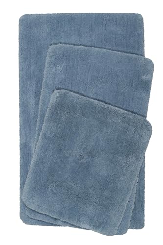 Homie Living Badteppich, Badematte kuscheliger Flauschiger weicher Flor l rutschfest und Waschbar...
