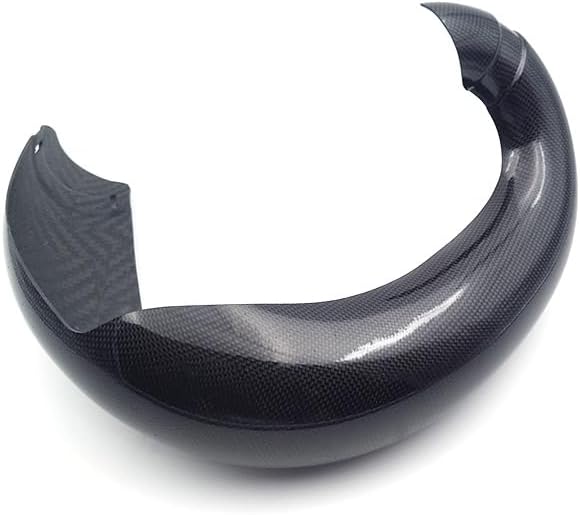 Dirt Bike Exhaust Cover-CE04 Carbon Fiber Exhaust Cover Guard Protection For KTM HUSQVARNA GASGAS 2023-2024