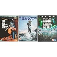APOCALYPTIC TRILOGY 1-3 COLLECTION / 1. THE DAY THE EARTH STOOD STILL / 2. THE DAY AFTER TOMORROW / 3. KEANU REEVES REMAKE = ULTIMATE 3x DVD UK SET