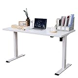 tableros de madera maciza 【Escritorio elevable eléctrico】: el mecanismo de elevación del motor ofrece ajustes de altura más suaves, de 71 a 121 cm (que podría satisfacer las necesidades de las personas para diferentes alturas y ocasiones de oficina variables), a una velocidad de 2,5 cm/segundo y con un nivel de ruido bajo (menos de 50 dB)