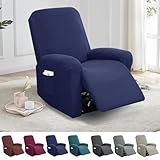 【Parfait ajusté】 Notre housse de fauteuil en 4 parties est composée de 85 % polyester et 15 % élasthanne (hautement élastique), douce et confortable. Les bandes élastiques assurent un maintien ferme, s’adaptent parfaitement au canapé et comblent les espaces.