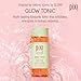Pixi Glow Tonic Exfoliating Face Toner with 5% Glycolic Acid, Ginseng and Aloe Vera, Alcohol-Free Pore-Refining Toner for Radiant Skin, 8.5 fl oz / 250 ml