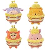 zcm Juguete de Peluche 4 Piezas Fragancia Ufufy Peluche Lindo Miel Abejas Oso Peluches Juguete Suave Niñas Niños Juguetes