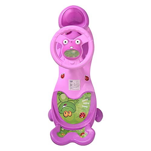 Zippy Toys Carrinho Animais Divertidos, Plástico e Ferro, Adesivos Com Imagens de Sapo. Car, Suas Ro