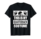 Retro This Is My Quarterback Costume Shirt Football T-Shirt
