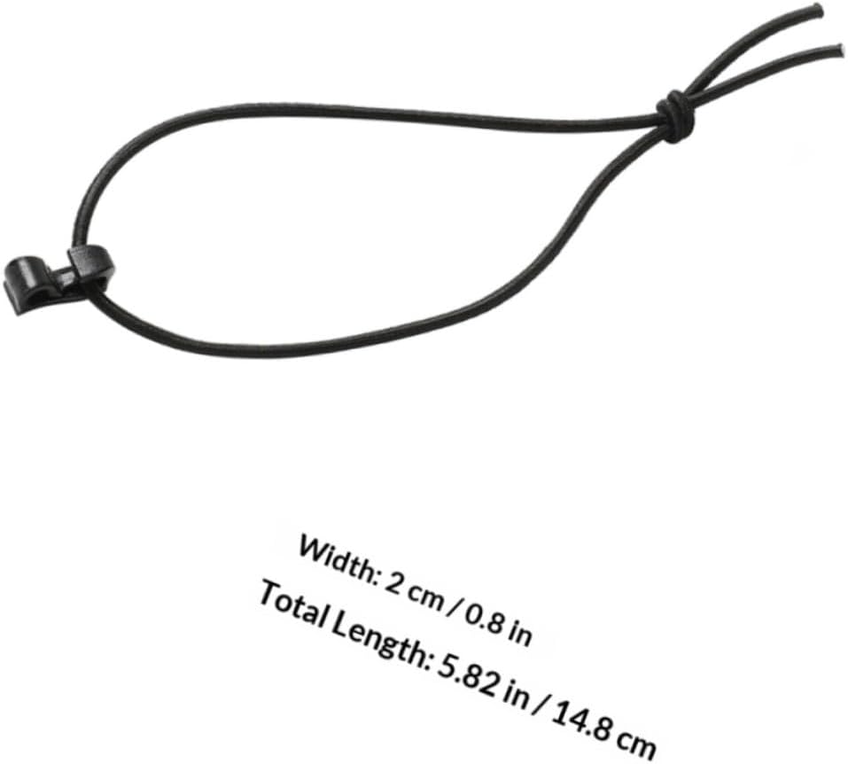 HEMOTON 15Pcs Multipurpose Bungee Cords with String Hook Durable Fasten Strap Buckle for Outdoor Activities Like Hiking Camping Fishing and Traveling High Grade