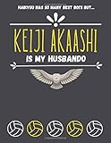  KEIJI AKAASHI - XL HAIKYUU NOTEBOOK – (150 pages 8.5 x 11 inches) Work book / Diary / Journal (XL HAIKYUU NOTEBOOKS)