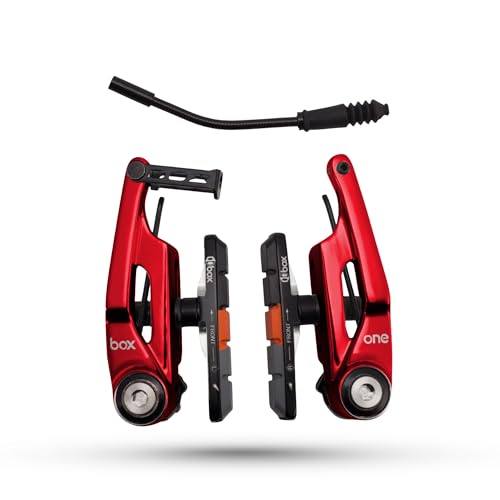 Étriers de frein Box Eclipse V-Brake 85mm rouge anodisé