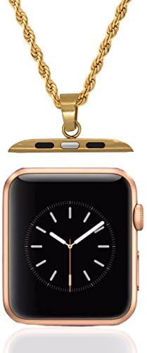 Apple Watch Case with Necklace (Gold-Tone Magnet, 38mm)
