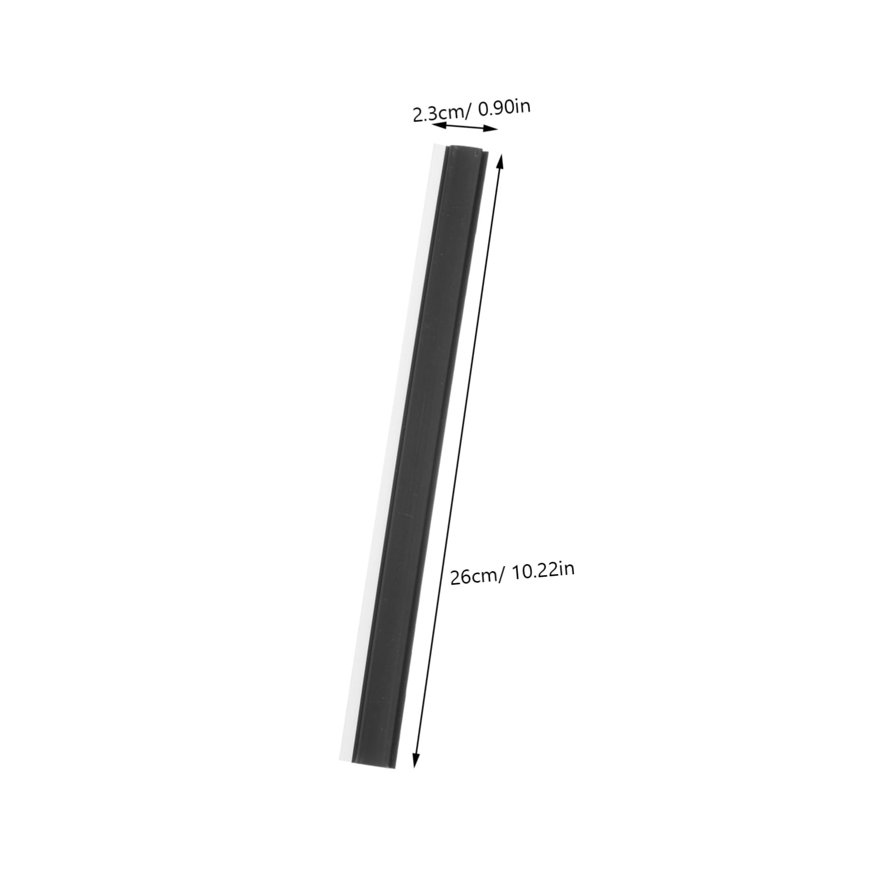 ORFOFE Labbro in gomma di ricambio per paletta 26 cm Strisce di gomma accessori di ricambio per paletta della spazzatura e scopa labbro intercambiabile per pulizia domestica