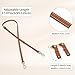 Bag Shoulder Strap, Adjustable Purse Strap Crossbody Replacement for Mini Longchamp Le Pliage,Brown Gold Buckle L