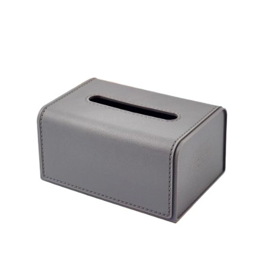 Tissue Holder Tissue Box, Living Room Napkin, Household Coffee Table, Multifunctional Storage Facial Box Decor(Gris)