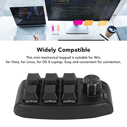 Mini Clavier Interrupteur Rouge pour Bureau et Studio Créatif Multimédia BT