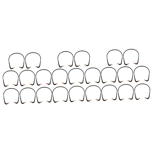 24個 耳栓 耳を保護するイヤホン ノイズキャンセリングイヤー 耳 睡眠用イヤホン 睡眠用のイヤホン 耳の芽 仕事用イヤホン 仕事用の耳の保護具 シリカゲル Black 黒x3個 14X13.5CMx3pcs