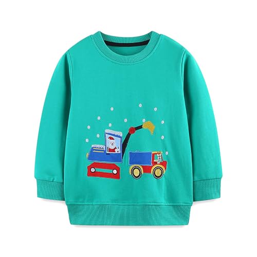 Boys Sweatshirts Casual Sweatshirts Cotton Sweatshirts Long Sleeve T-shirts Crew Neck Cartoon Tops for Boys-393