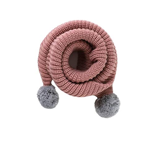 RWRAPS Otoño e Invierno Bebé Niña Bebé Tejido Bufanda Cálida Niño Cuello Bufanda De Lana Manténgase Caliente (Color : B) (A)