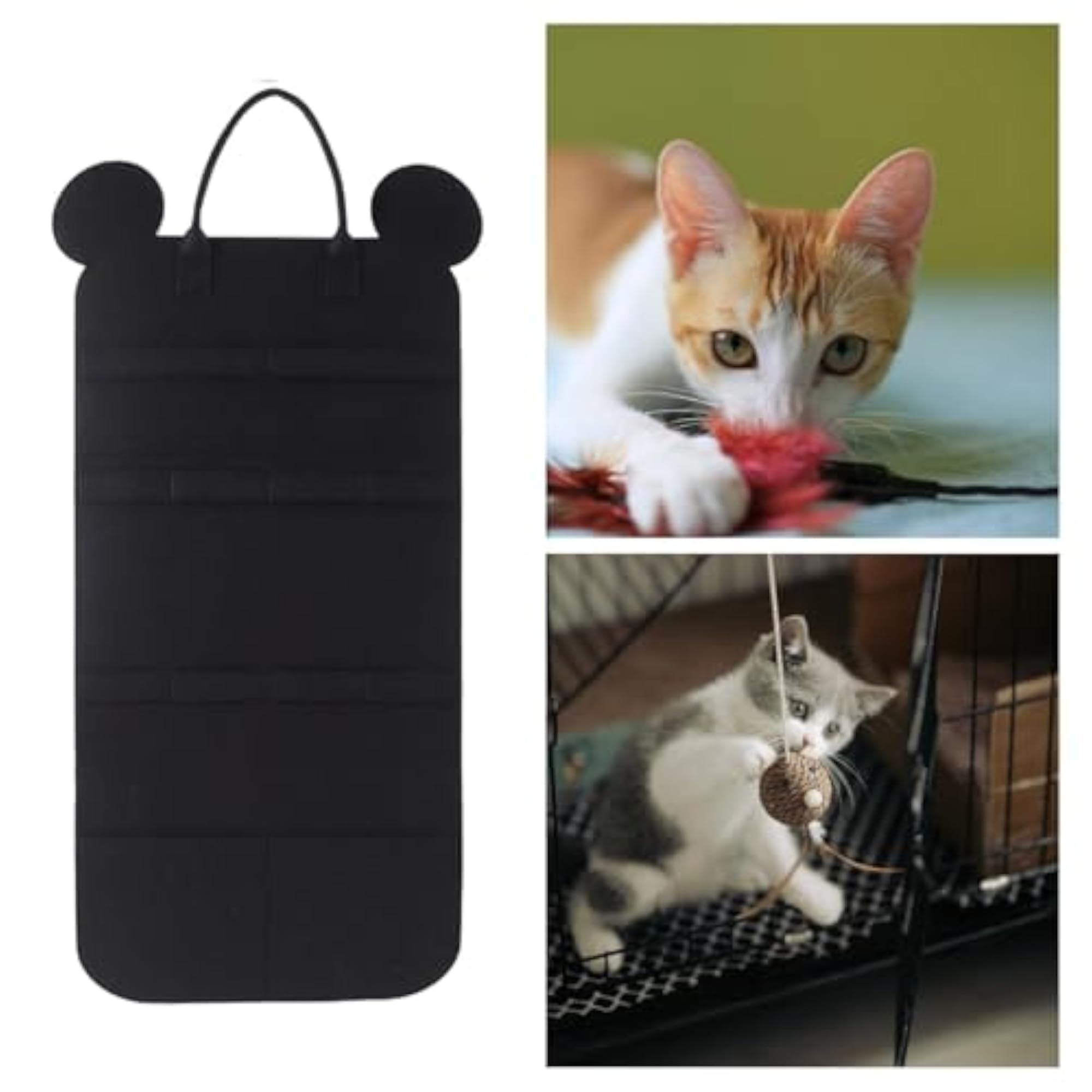 Cat Teaser Toy Storage Bag, Reusable Durable Pet Toy Organiser