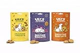 Lilys Kitchen Dog Treats Bundle (3x80g) Made with Natural Ingredients Variants Suited for Bedtime -Breaktime Biscuits & Training Treats