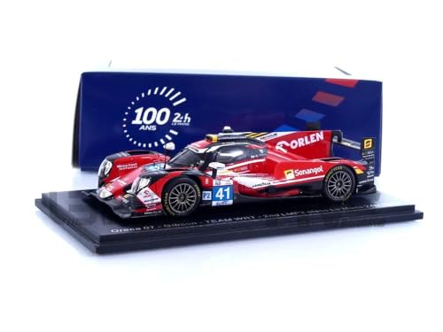 Spark 1/43 S8749 Oreca 07 Gibson - 2Nd Lmp2 Class Le Mans 2023 Diecast Modelcar