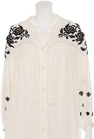 Amazon Co Jp スナイデル フラワー刺繍ワンピース Swfo レディース Whtxblk 日本 F Free サイズ 服 ファッション小物