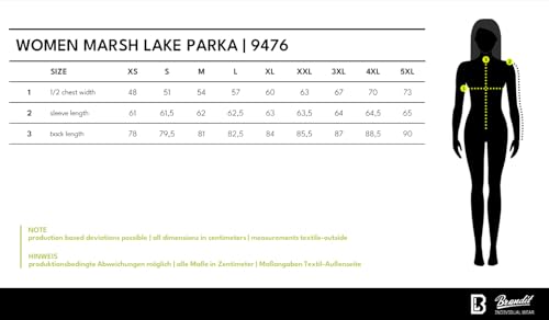 Brandit Women Marsh Lake Parka, Donna, Olive, Xl - 10