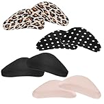 Shoe Fillers for Big Shoes, 4 Pairs Shoe Inserts to Make Shoes Smaller, Toe Cushion Filler Make Shoes Fit, Prevent Heel Sliping for Men and Women (M: One Size Bigger)