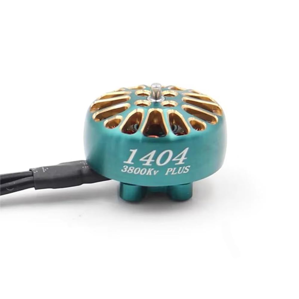 LANNRC 1404 Plus 3800KV 4600KV Brushless Motor 2~4S Lipo 1.5mm Shaft Diameter for 2~4inch Toothpick Traversing Drones Quadcopter (1PC 1404 3800KV)