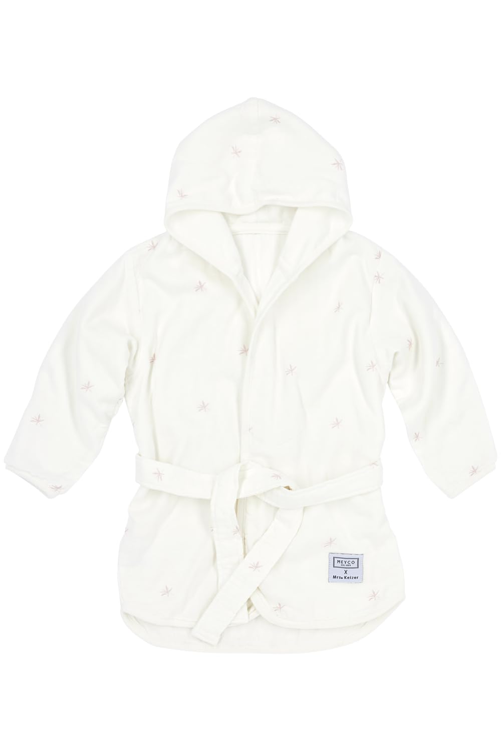 Meyco X MrsKeizer Peignoir pour bébé en bambou 110/116 Ibiza Violet