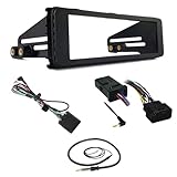 Scosche HD7000B 1996-Up Harley Davidson Stereo Dash Kit W/HDSWC1 Steering Wheel Control & Enrock Radio Antenna