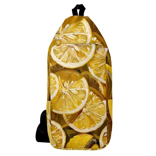 Sac à dos bandoulière citron idéal pour vos balades d'été